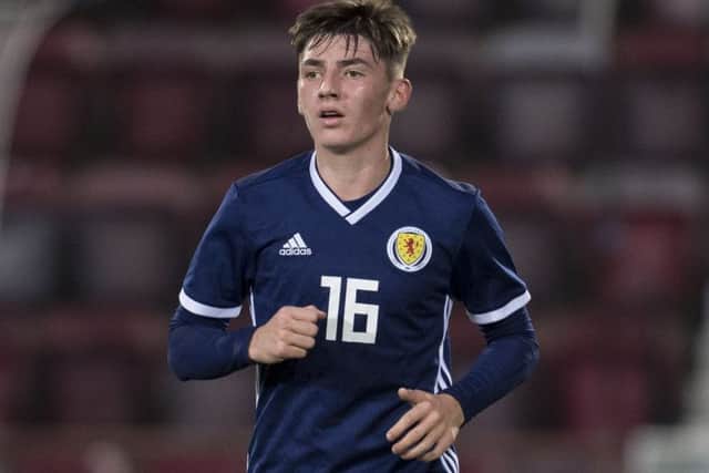 Brace: Chelsea's Billy Gilmour. Picture: SNS Group