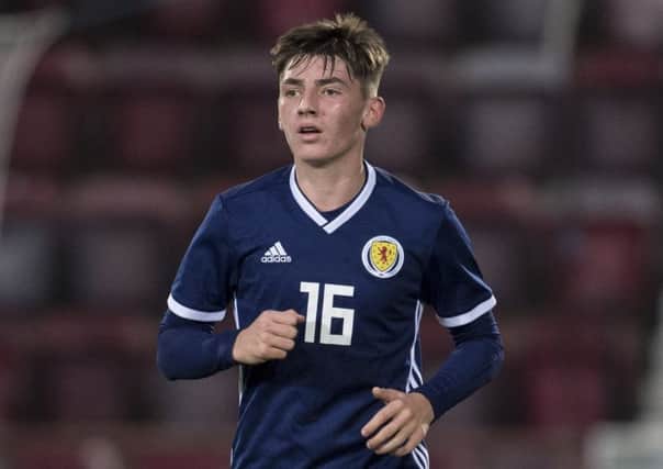Brace: Chelsea's Billy Gilmour. Picture: SNS Group