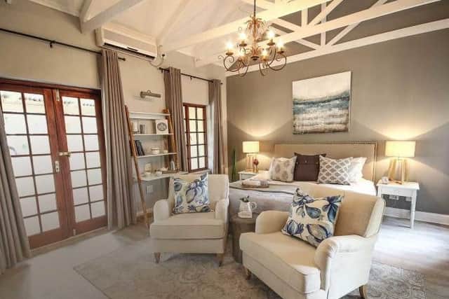The rooms are sumptuously appointed