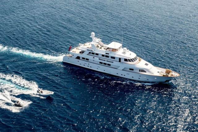 The 40-metre yacht will feature products made by Scottish businesses. Picture: Contributed