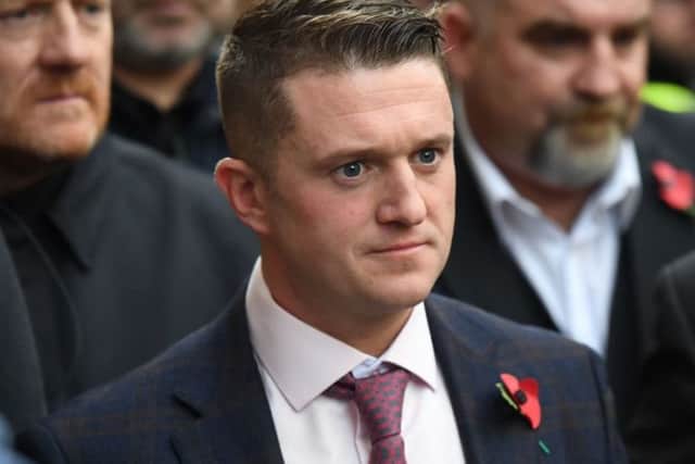 Tommy Robinson has had previous with football clubs north and south of the border. Picture: CHRIS J RATCLIFFE/AFP/Getty