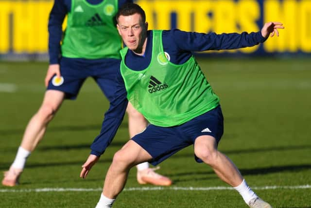 Scotland's Callum McGregor in training. Picture: Craig Williamson/SNS