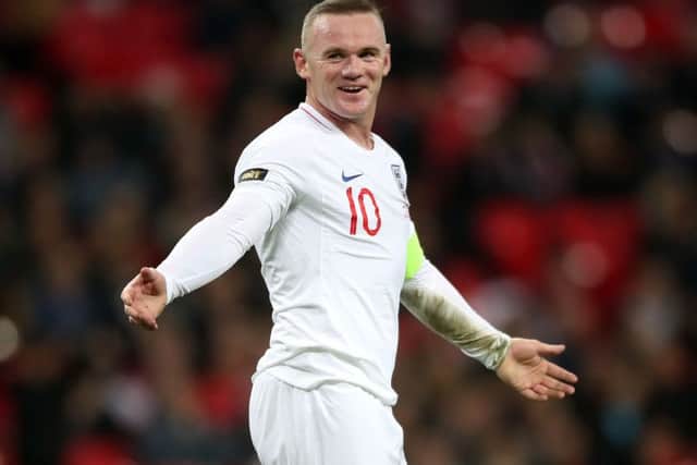 Wayne Rooney smiles after missing a late chance to score a farewell goal for England at Wembley. Picture: Nick Potts/PA