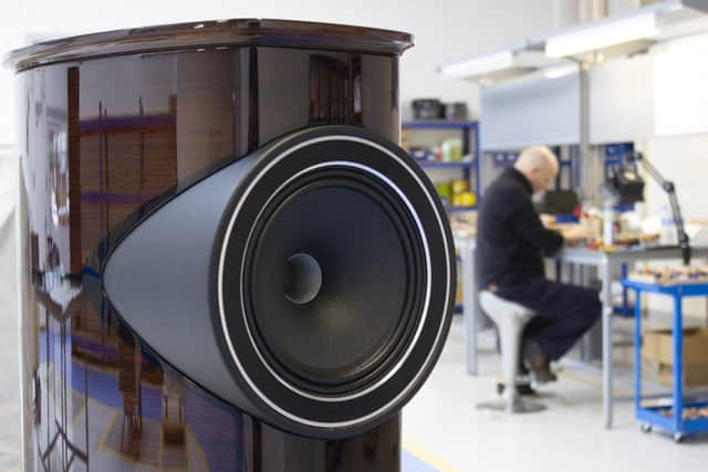 The companys flagship loudspeaker models are crafted within its North Lanarkshire facility. Picture: Fyne Audio