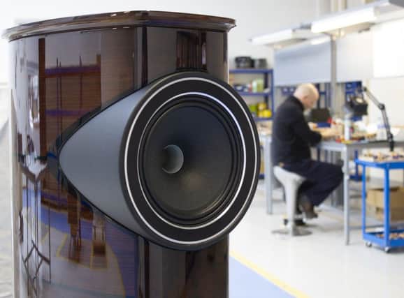 The companys flagship loudspeaker models are crafted within its North Lanarkshire facility. Picture: Fyne Audio