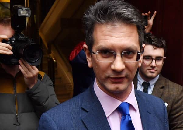 Conservative MP Steve Baker speaks to the media in Westminster (Picture: Ben Stansall/AFP/Getty Images)