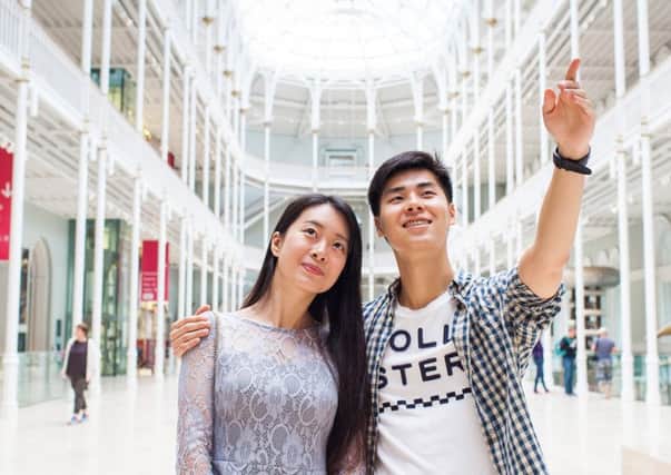 The National Museum of Scotland is one of the 
must-see sights for Chinese visitors. Photograph: Yao Hui