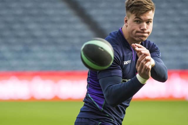 Scotland's Huw Jones is back in the side to face South Africa, the nation where he made his mark. Picture: Gary Hutchison/SNS/SRU