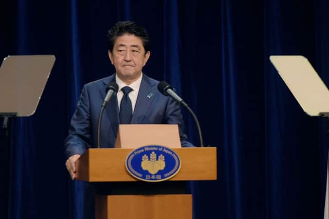 Japan's Prime Minister Shinzo Abe. Picture: MICHAEL FRANCHI/AFP/Getty Images
