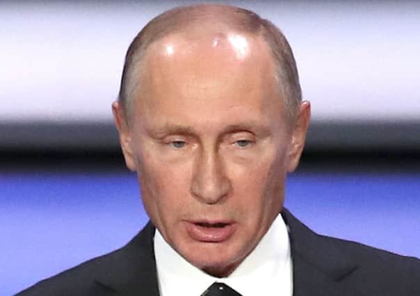 Russian President Vladimir Putin. Picture: Nick Potts/PA Wire