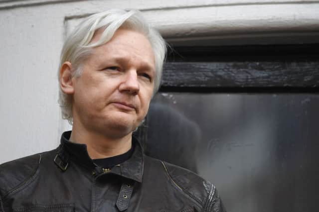 Julian Assange. Picture: JUSTIN TALLIS/AFP/Getty Images