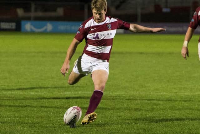 Lee Millar of Watsonians. Picture: Bruce White/SNS