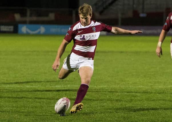 Lee Millar of Watsonians. Picture: Bruce White/SNS