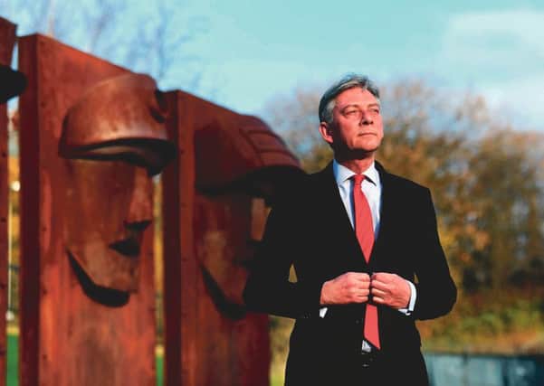 Richard Leonard has a far lower public profile than his predecessor, Kezia Dugdale. Picture: John Devlin