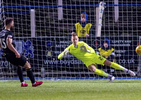 Inverness CT's Sean Welsh levels the scoring. Pic: SNS/Sammy Turner