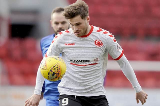 Clyde's David Goodwillie. Pic: Michael Gillen