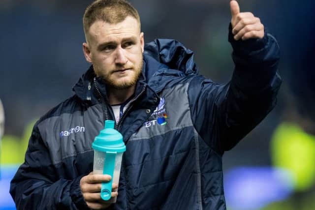 Scotland's Stuart Hogg at full time. Picture: SNS
