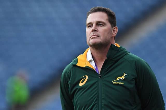 Springboks coach Rassie Erasmus. Pic: SNS/Ross Parker
