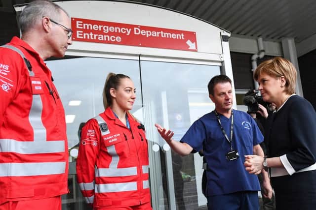The Dundee unit is the second of four of Scotlands new major trauma centres that will deal with the worst injuries suffered in Scotland. (Photo by Jeff J Mitchell - Pool / Getty Images)