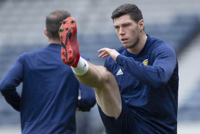 Scott McKenna prepares for the win-or-bust Nations League clash against Israel. Picture: Craig Williamson/SNS/SFA
