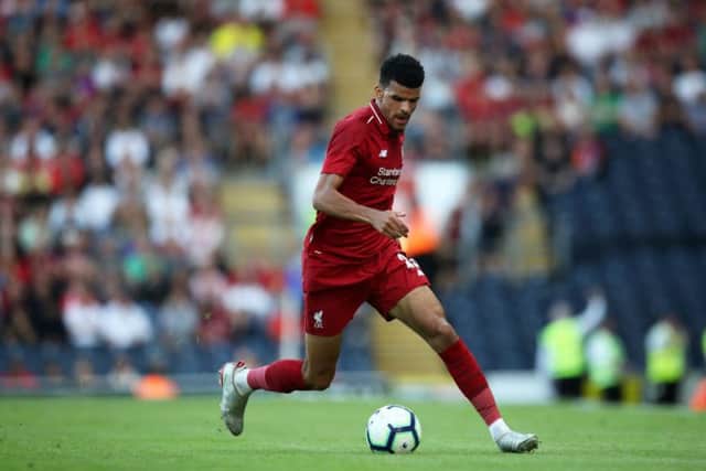 Dominic Solanke has opened up about his Liverpool future. Picture: Lynne Cameron/Getty