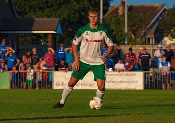 Bognor midfielder Tommy Block. Picture: Tommy McMillan/JP