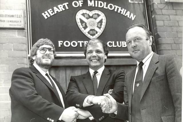 HEARTS DIRECTORS  L TO R    DOUGLAS PARK, WALLACE MERCER AND PILMAR SMITH
