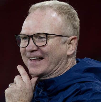 Alex McLeish praised his players' intensity. Picture: SNS Group