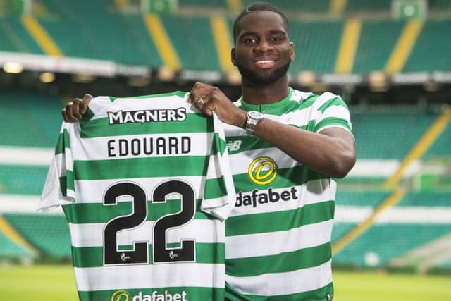 Celtic signed Odsonne Edouard on a permanent contract.