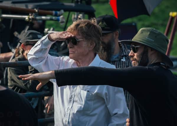 Robert Redford and Director David Lowery on the set of The Old Man and the Gun PIC: Eric Zachanowich. © 2018 Twentieth Century Fox Film Corporation All Rights Reserved