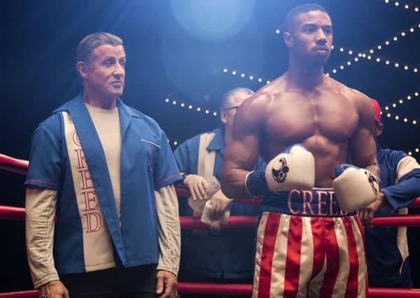 Sylvester Stallone and Michael B Jordan in Creed II PIC: Barry Wetcher / Metro Goldwyn Mayer Pictures / Warner Bros. Pictures
© 2018 Metro-Goldwyn-Mayer Pictures Inc. and Warner Bros. Entertainment Inc.
All Rights Reserved.