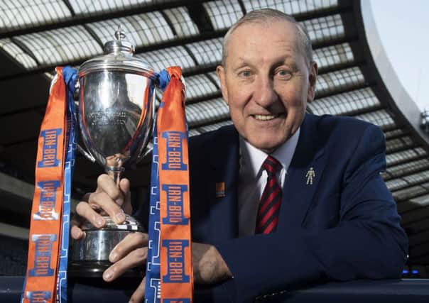 Terry Butcher was at Hampden Park for the Irn Bru Cup semi-final draw. Picture: Craig Foy/SNS