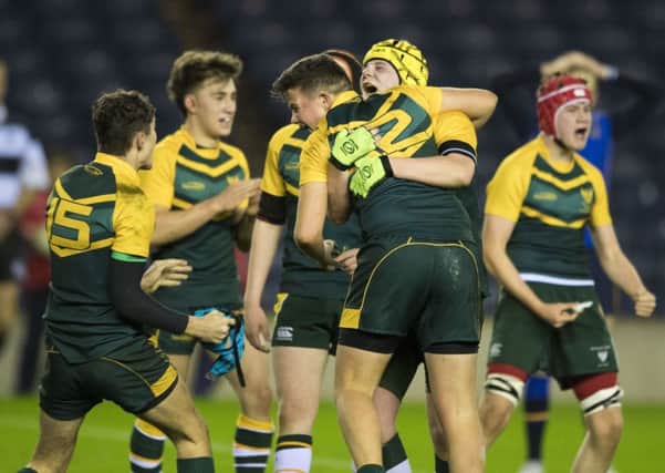 St Aloysius won the U16 Schools Cup in 2016 and several of those players have now helped the school reached the U18 final. Picture: Gary Hutchison/SNS