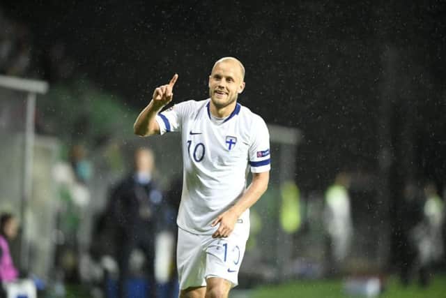 Pukki has been impressive for Finland. Picture: MARTTI KAINULAINEN/AFP/Getty