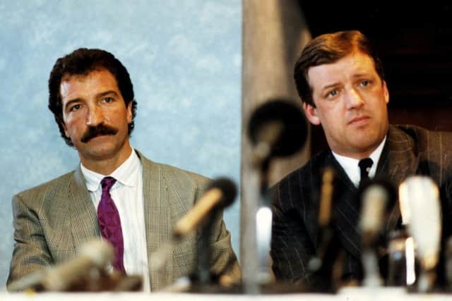 Graeme Souness and David Murray combined to buy Rangers in 1988. Picture: Allan Milligan/The Scotsman
