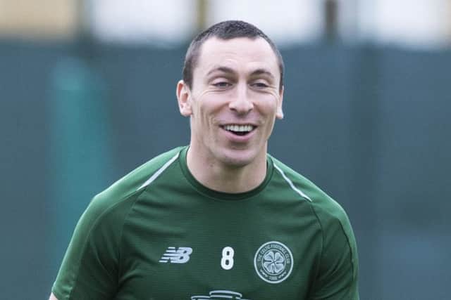 Celtic captain Scott Brown is back in full training. Picture: SNS