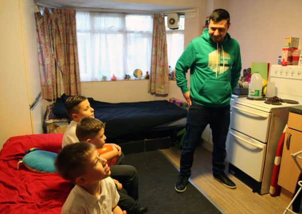 Many people in B&Bs were subjected to curfews and not allowed to be  visited by family or friends, Picture: PA