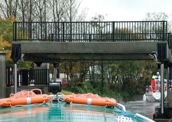 Bonnybridge lifting bridge.