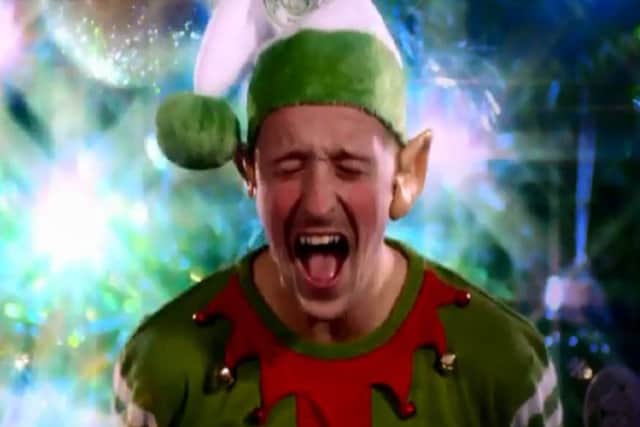 Leigh Griffiths played an amusing part in Celtic's Christmas video. Picture: Celtic FC