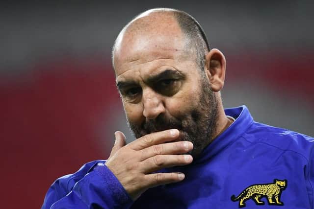Argentina's head coach Mario Ledesma. Picture: Anne-Christine Poujoulat/AFP/Getty Images