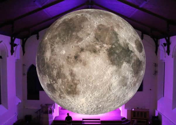 Museum of the Moon a  seven metre-wide inflatable will be at St Giles Cathedral for the Burns & Beyond event which runs from 22-27 January. Picture: contributed