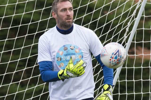 Rangers goalkeeper Allan McGregor during a training session. Picture: Paul Devlin/SNS
