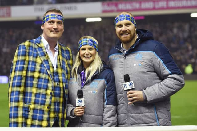 The former Scotland rugby union international was presented with the Edinburgh Award 2018 in recognition of the contribution he has made to the city. Picture: SNS