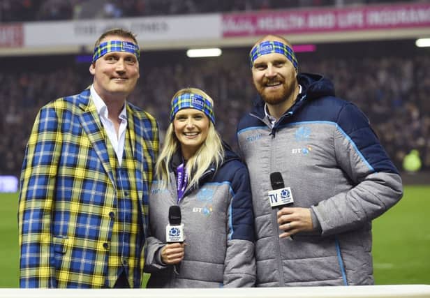 The former Scotland rugby union international was presented with the Edinburgh Award 2018 in recognition of the contribution he has made to the city. Picture: SNS