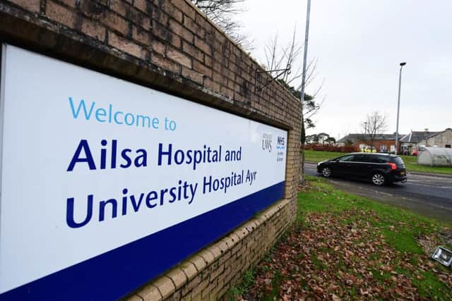 Ailsa Hospital, Dalmellington Road. Picture: John Devlin