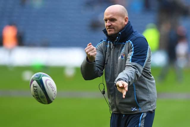 Scotland head coach Gregor Townsend before Saturday's game against Argentina. Picture: Paul Devlin