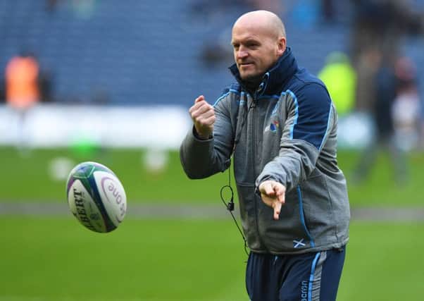 Scotland head coach Gregor Townsend before Saturday's game against Argentina. Picture: Paul Devlin