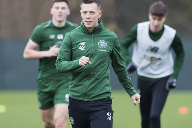 Callum McGregor says Celtic are in a 'positive' mood ahead of the Europa League tie against Rosenborg. Picture: Paul Devlin/SNS
