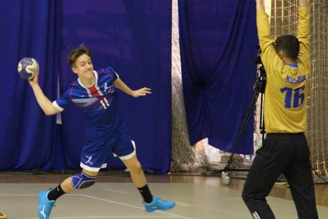 Cumbernauld teenager Craig Yule help GB under-18s win handball silver at the IHF Trophy in Kosovo