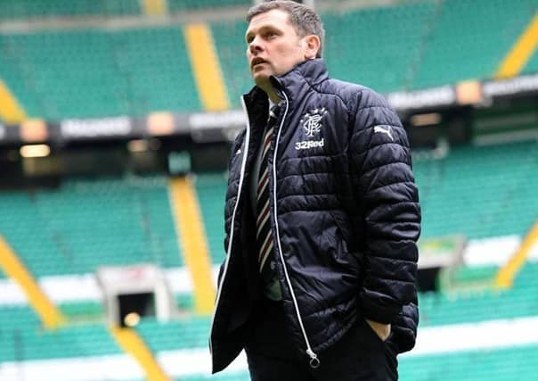 Graeme Murty spent time as Rangers manager last season. Picture; SNS